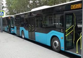 Cinci autobuze noi au fost lansate în circulație pe străzile Chișinăului